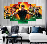 Thor set of 5 - panel wall art